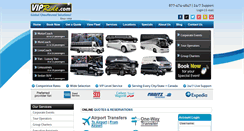 Desktop Screenshot of charterbuslimousines.com